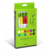 Culori guasa Gouache Paint set 12x12ml, Phoenix